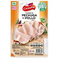 Campofrío pechuga de pollo lonchas 80 g
