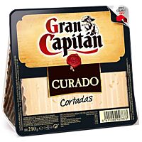 Gran Capitán queso curado cortaditas 210 g
