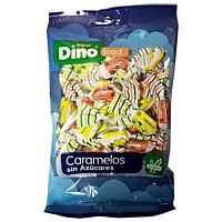 HiperDino caramelos duros de naranja y limón sin azúcar 70 g