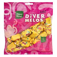 HiperDino caramelos blandos con zumo de frutas 250 g