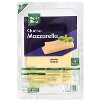 HiperDino mozzarella lonchas 150 g
