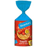 Bicentury tortitas de tomate con aceite de oliva 123 g