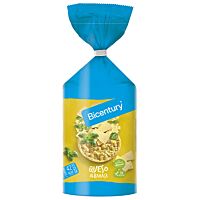 Bicentury tortitas de maíz, queso y albahaca 123 g