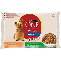 Purina One perro mini adulto pollo 4 x 85 g