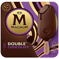 Magnum helado doble chocolate 3 x 85 ml