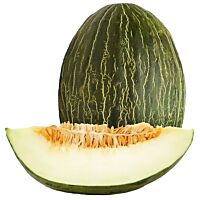 Melón verde partido al peso