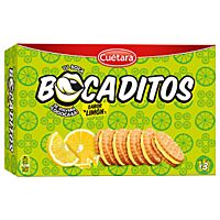 Cuétara bocaditos rellenos de limón 450 g