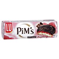LU Pims bizcochos rellenos de frambuesa y chocolate 150 g