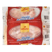 Muslo de pollo sin hueso y sin piel congelado bolsa 1,2 kg aprox.