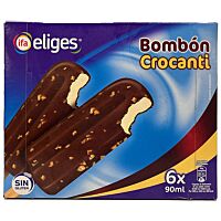 Ifa Eliges helado bombón crocanti 6 x 90 ml