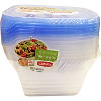 Hevia tupper hermético 5 x 1,24 l