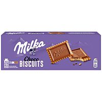 Milka choco galletas cubiertas de chocolate con leche 150 g
