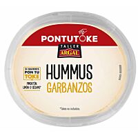 Argal hummus crema de garbazos con aceite de oliva y limón 220 g