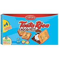 TostaRica galleta chocoguay chocolate con leche 144 g + 24 g