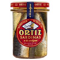 Ortiz sardinas a la antigua en aceite de oliva 140 g