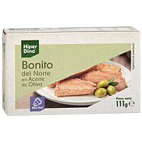 HiperDino bonito del norte en aceite de oliva 111 g