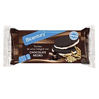 Bicentury tortitas de arroz integral con chocolate negro 130 g