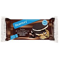 Bicentury tortitas de arroz integral con chocolate negro 130 g