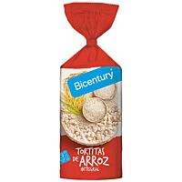 Bicentury tortitas de arroz integral 130 g