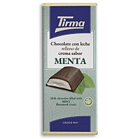 Tirma tableta de chocolate sabor menta 75 g