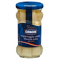 Cidacos espárragos cortos blancos extra 200 g