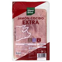 HiperDino jamón cocido extra lonchas 200 g