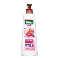 HiperDino leche corporal hidratante rosa mosqueta 400 ml