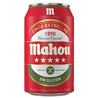Mahou cerveza sin gluten 33 cl