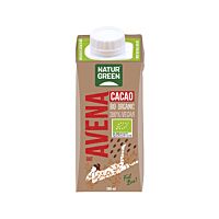 Naturgreen bebida avena calcio y chocolate 200 ml