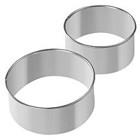 Fackelmann aros para cortar y emplatar 8 y 9,5 cm 2 ud