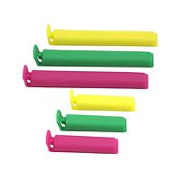 Fackelmann clips cierra bolsas 3/11 cm y 3/6 cm 6 ud