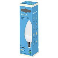 Garza bombilla led vela 5w E14 400 lm luz calida 1 ud