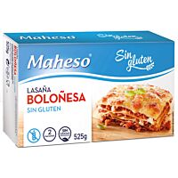 Maheso lasaña de carne sin gluten 525 g