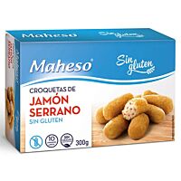 Maheso croquetas de jamón sin gluten 300 g