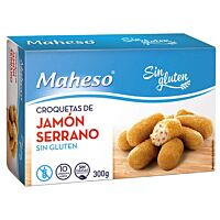 Maheso croquetas de jamón sin gluten 300 g