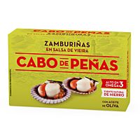Cabo de Peñas zamburiñas en salsa vieira 111 g