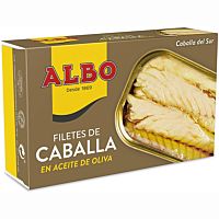 Albo filetes de caballa aceite de oliva 85 g