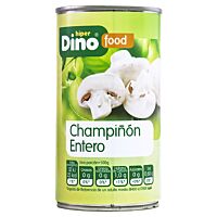 HiperDino champiñones enteros 185 g