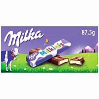 Milka milkinis snack barritas de chocolate 87 g