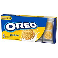 Oreo galletas golden rellenas de crema sabor vainilla 220 g