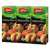 Libby´s néctar de melocotón y stevia 3 x 20 cl