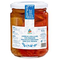 Laurel atún claro con pimientos 400 g