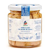 Laurel lomos de atún claro en aceite de oliva 160 g