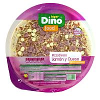 HiperDino pizza de jamón y queso 400 g