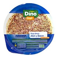HiperDino pizza de atún y bacon 400 g