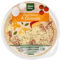 HiperDino pizza 4 quesos 400 g