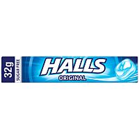 Halls Original caramelos de eucalipto sin azúcar 32 g