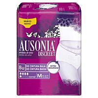 Ausonia discreet pants cintura baja 4x8 uds.