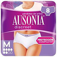Ausonia discreet pants cintura baja 4x8 uds.