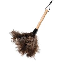 Rozenbal plumero avestruz mango largo